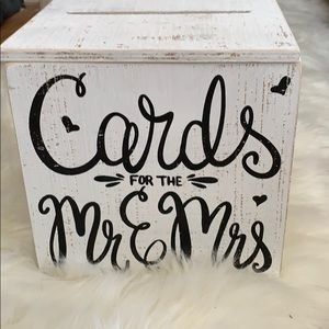 Card box for wedding